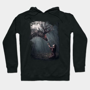 Spirit Animal Native American Fantasy Forest Hoodie